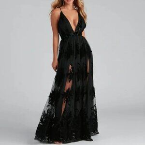 taisia formal sequin scroll dress Jaylene Formal Sequin Scroll Dress